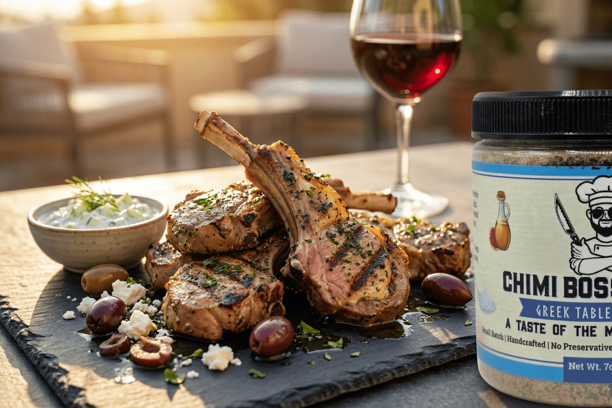 Greek Lamb Chops (Juicy, Herb-Marinated & Ready in 25 Minutes) - Chimi Boss Blends