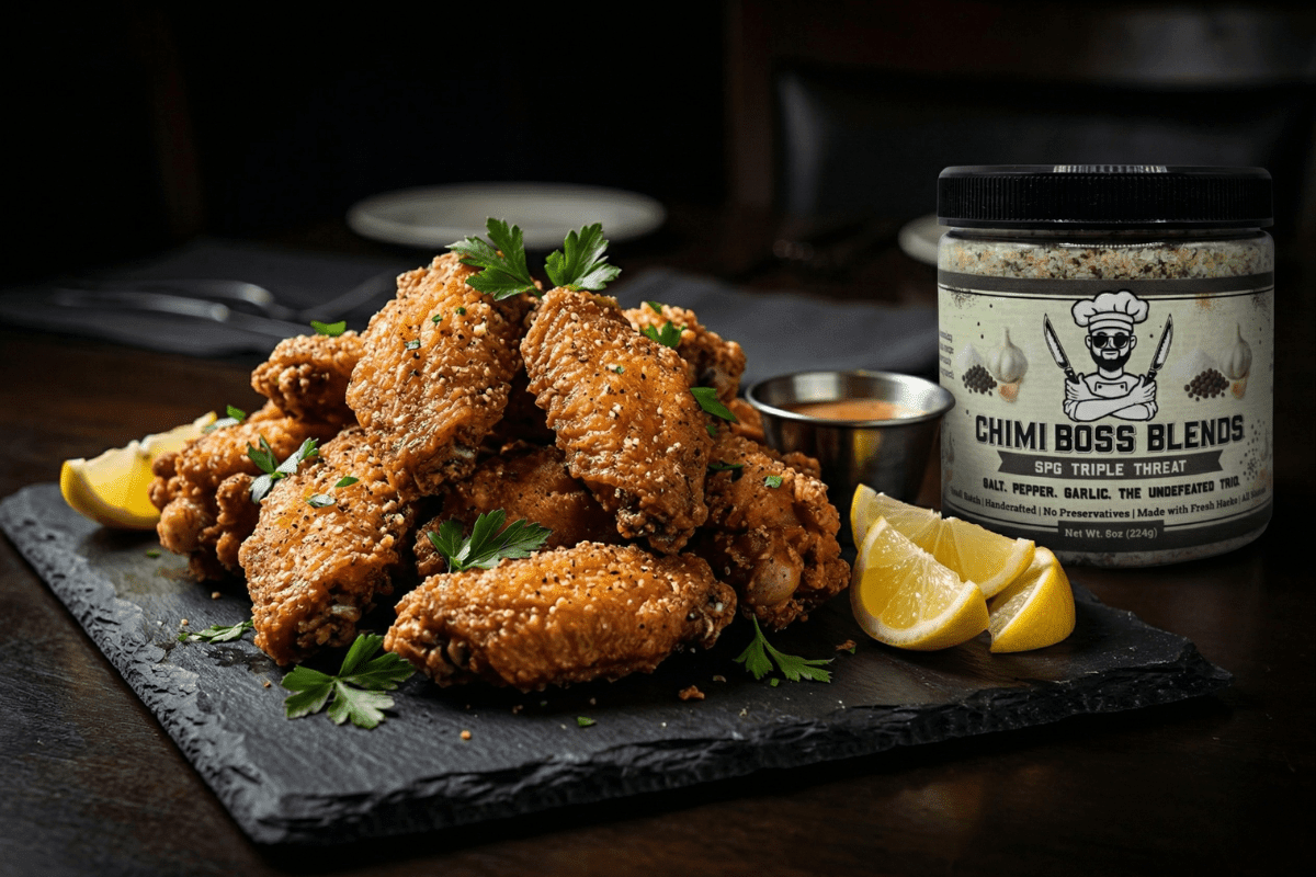 SPG Chicken Wings (Crispy, Bold & Ready in 45 Minutes) - Chimi Boss Blends