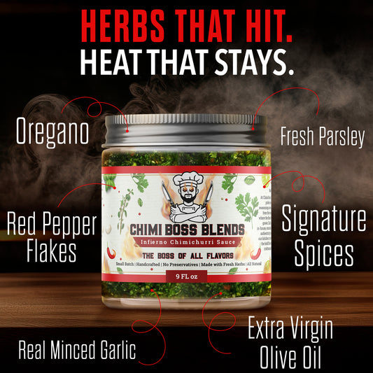 Enfierno Chimichurri Sauce 9 oz