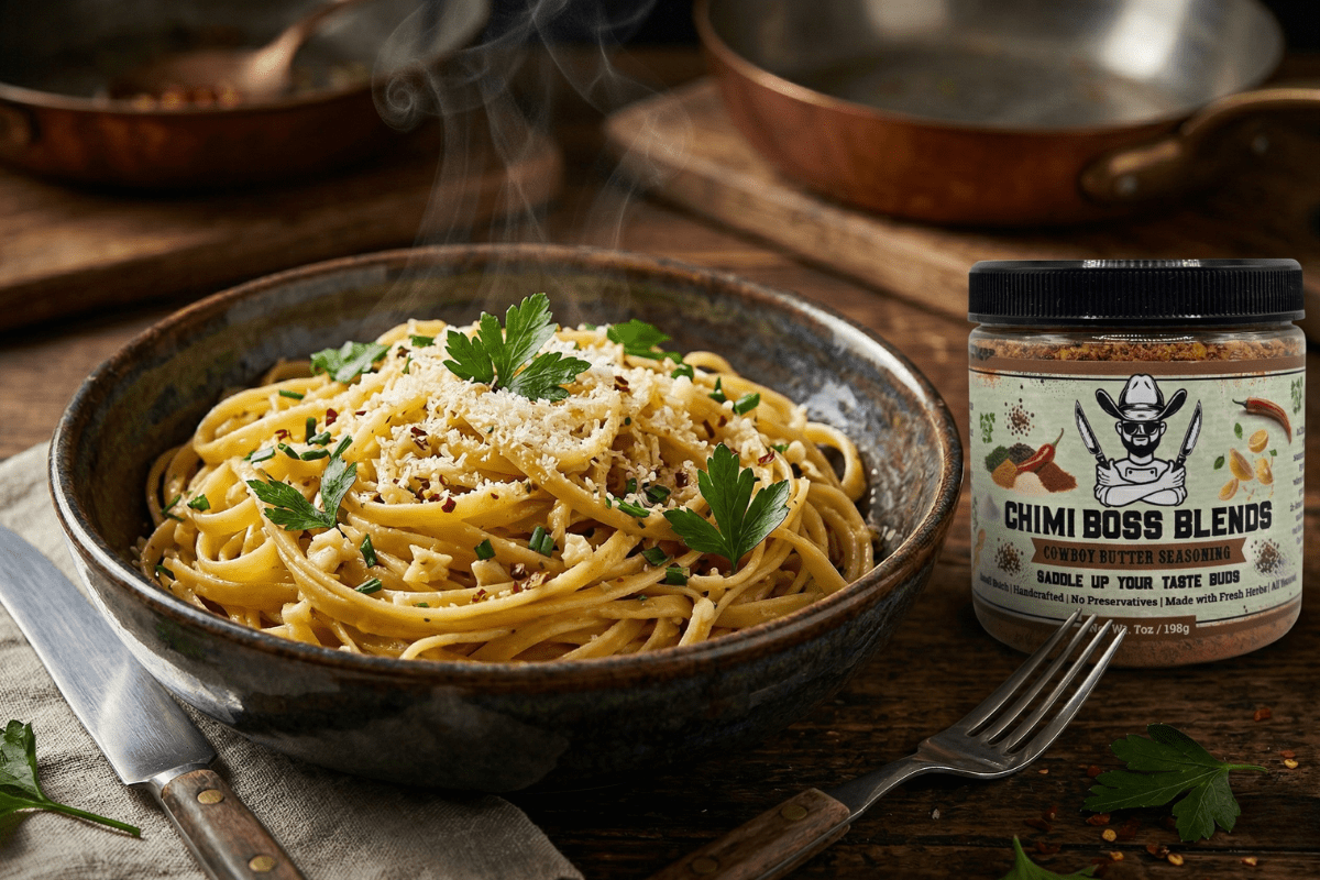 Cowboy Butter Pasta (Rich, Bold & Ready in 20 Minutes) - Chimi Boss Blends
