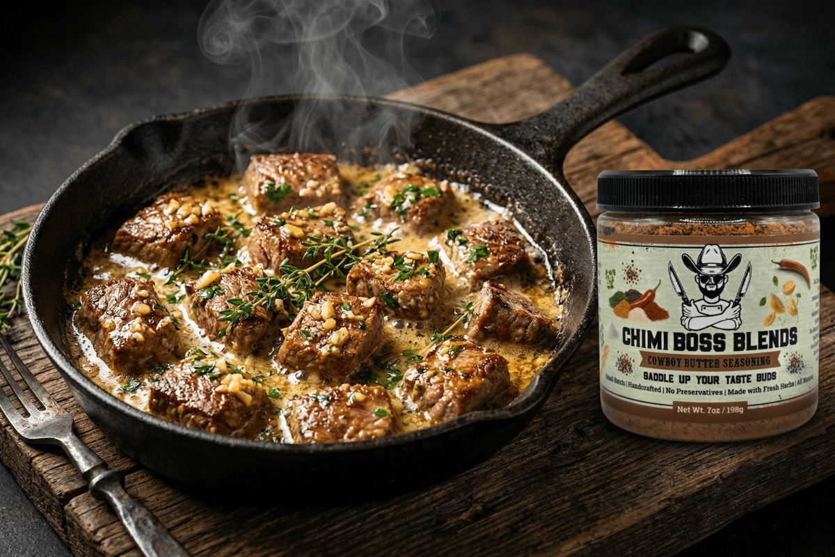Cowboy Butter Steak Bites (Juicy, Bold & Ready in 15 Minutes) - Chimi Boss Blends