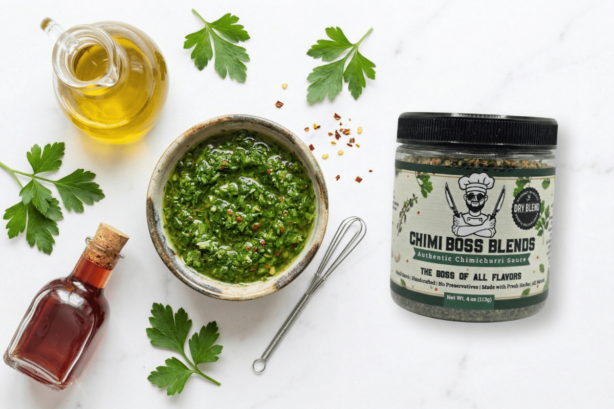 How to Make Chimichurri Sauce in 5 Minutes (No Chopping Required) - Chimi Boss Blends