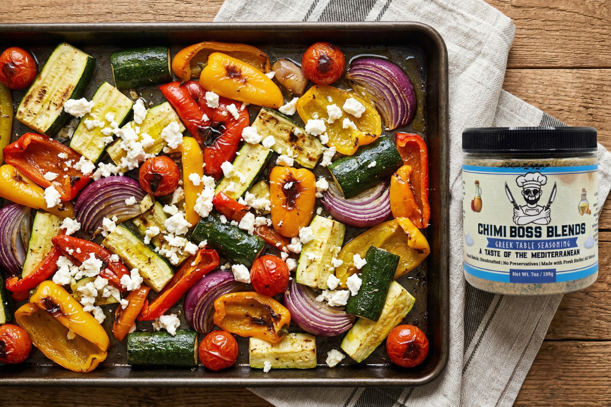 Greek Roasted Vegetables (Bold, Caramelized & Ready in 35 Minutes) - Chimi Boss Blends