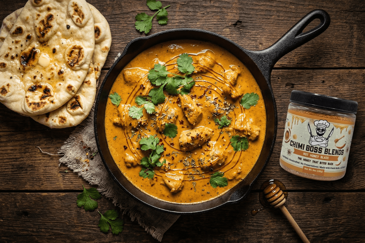 Hot Honey Butter Chicken (Creamy, Bold & Ready in 30 Minutes) - Chimi Boss Blends