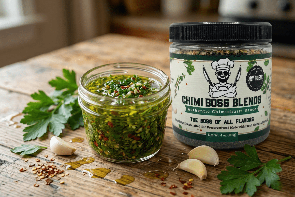 How to Make Chimichurri Sauce from Scratch (Easy, Bold & Ready in 5 Minutes) - Chimi Boss Blends