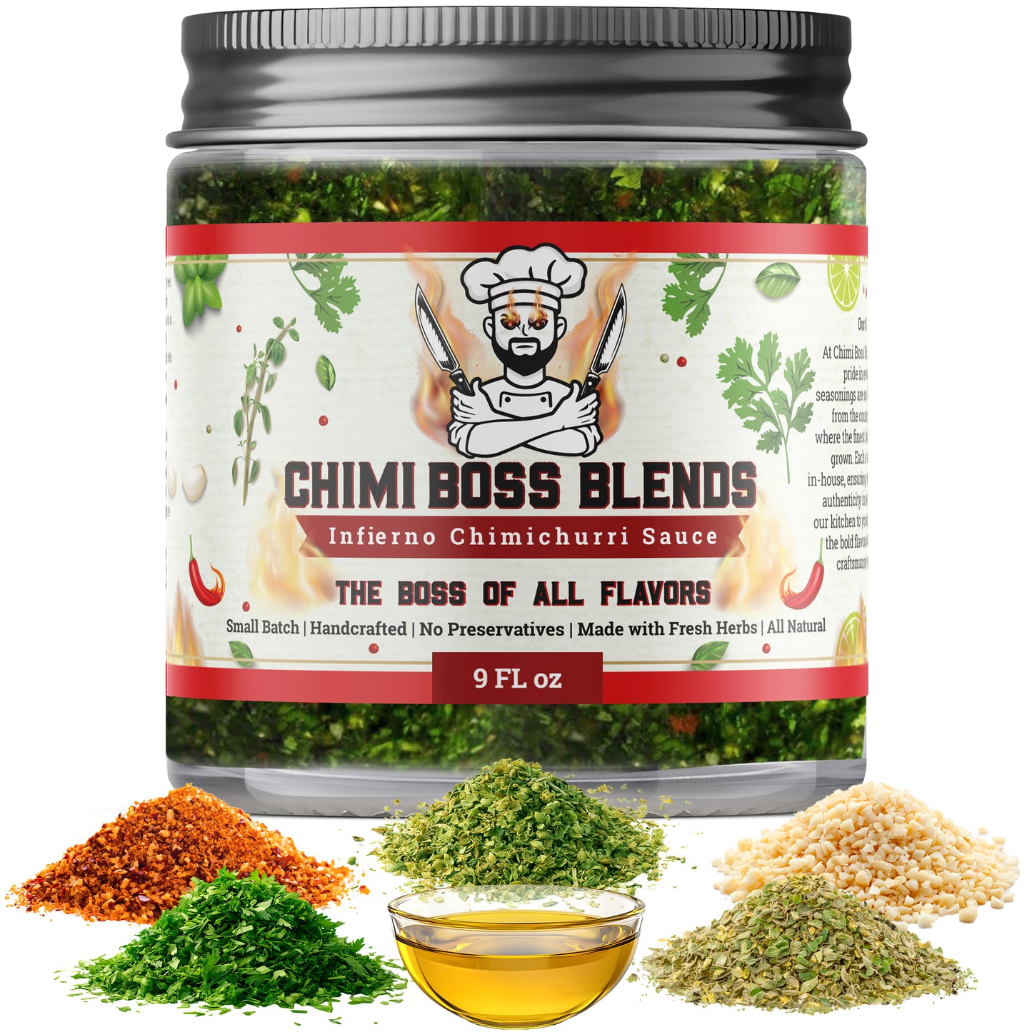 Enfierno Chimichurri Sauce 9 oz