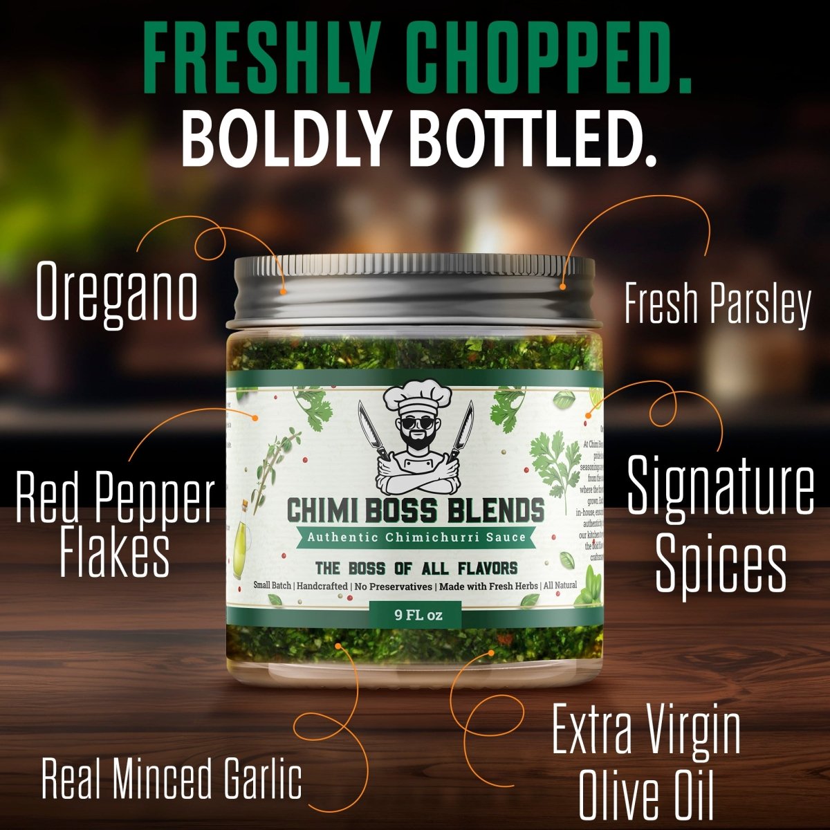 Chimichurri Original Sauce 9 oz - Chimi Boss Blends