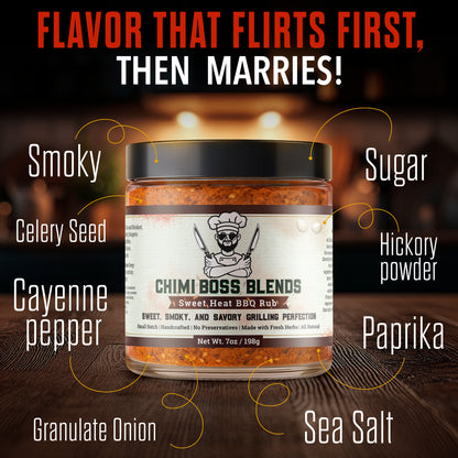 Sweet Heat BBQ Rub 7oz