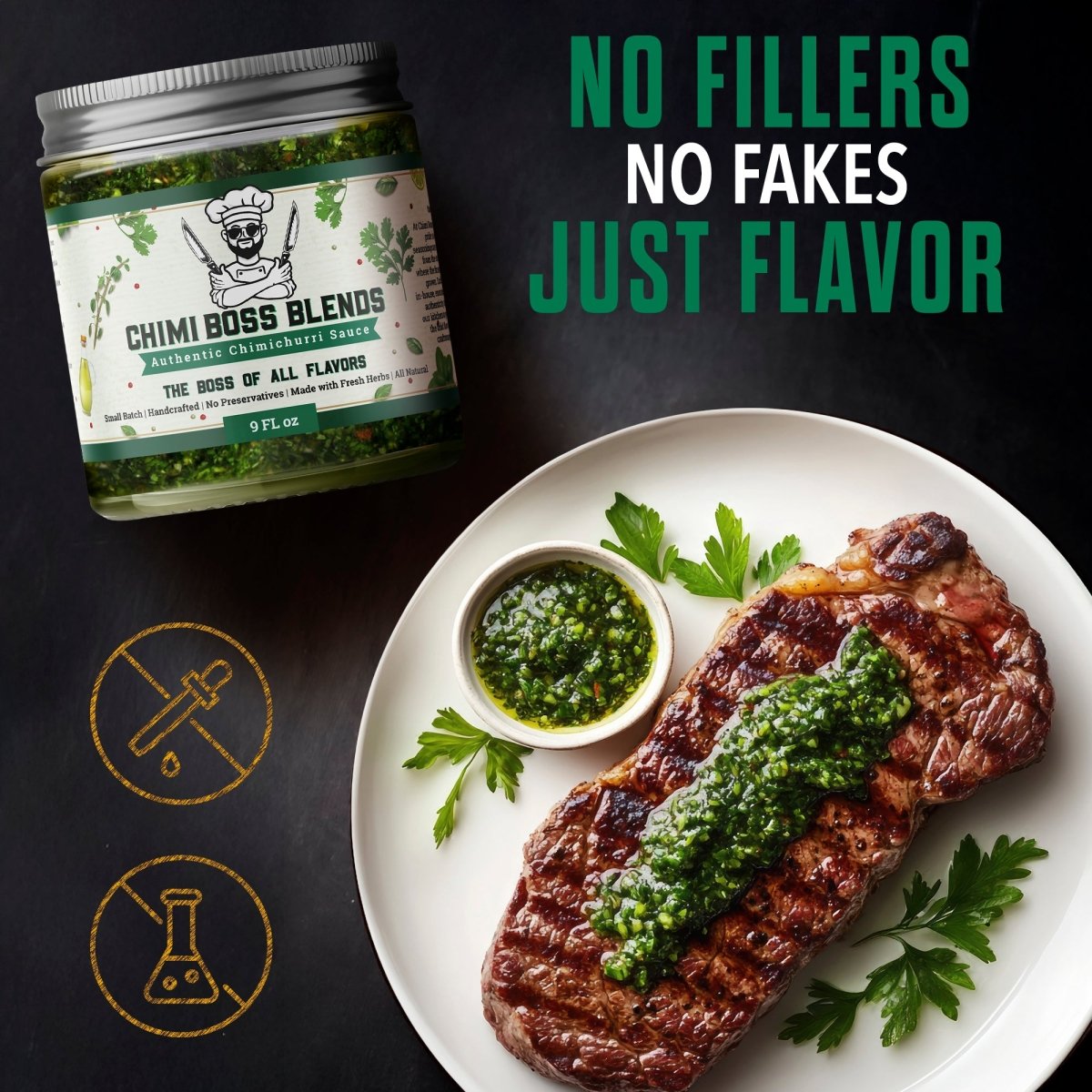 Chimichurri Original Sauce 9 oz - Chimi Boss Blends