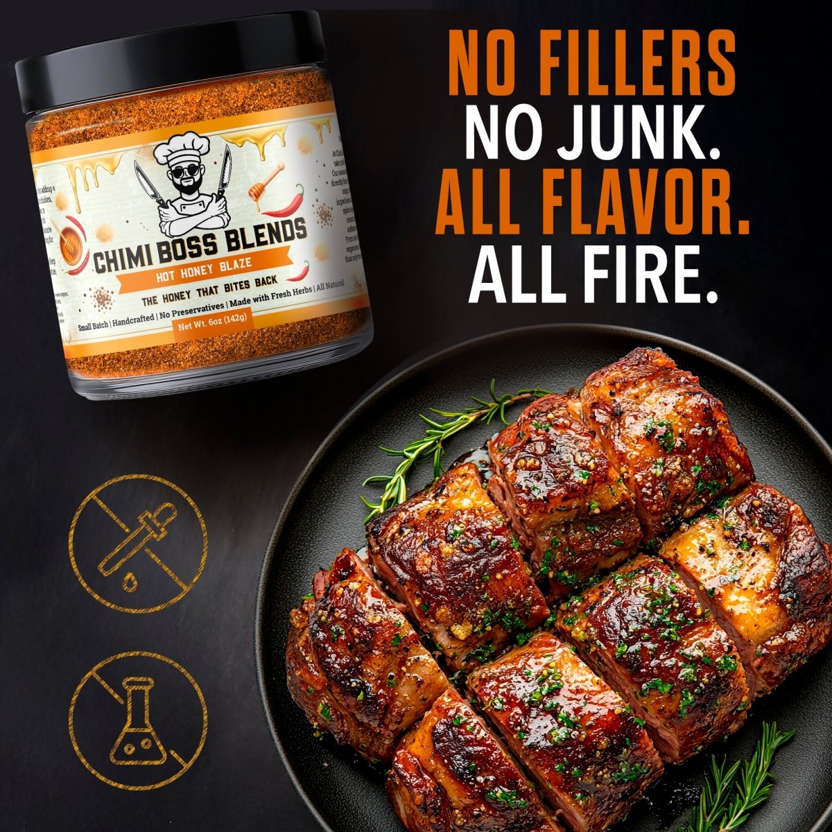 Hot Honey Blaze 6oz - Chimi Boss Blends