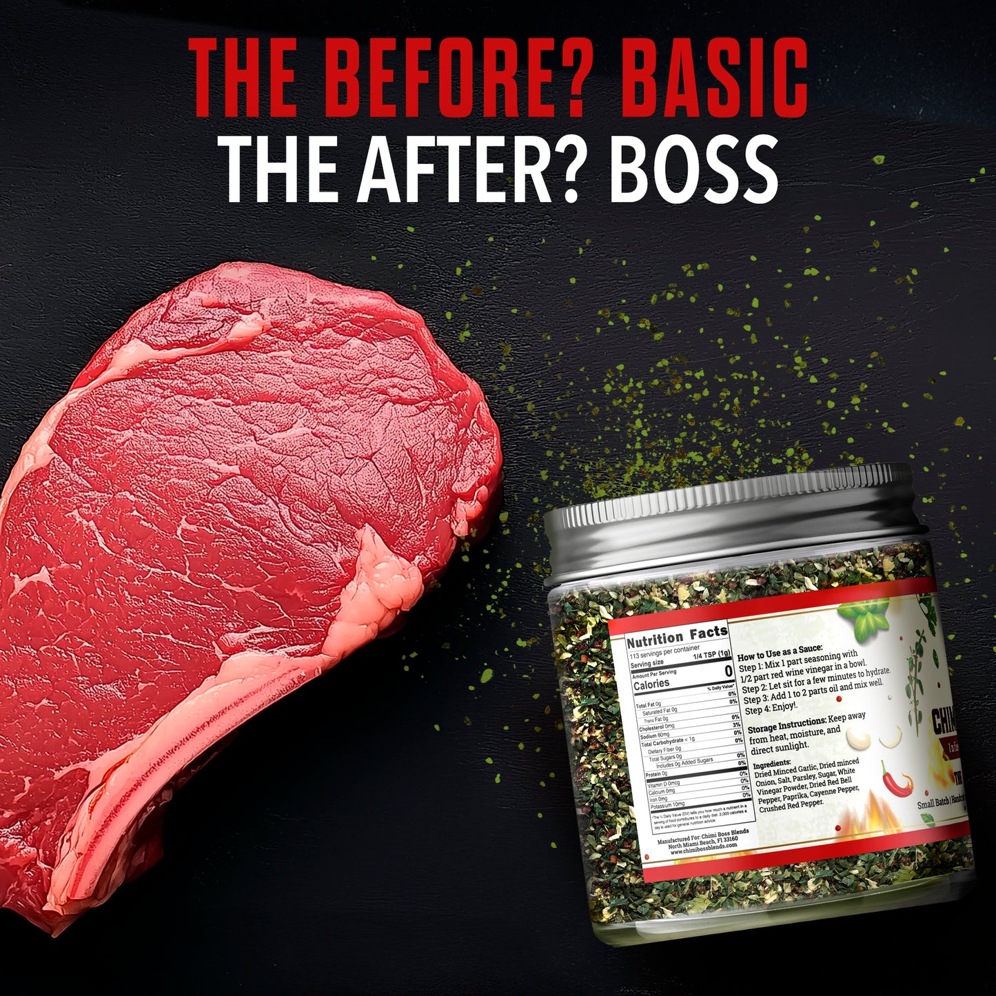 Infierno Chimichurri Dry Blend 4oz